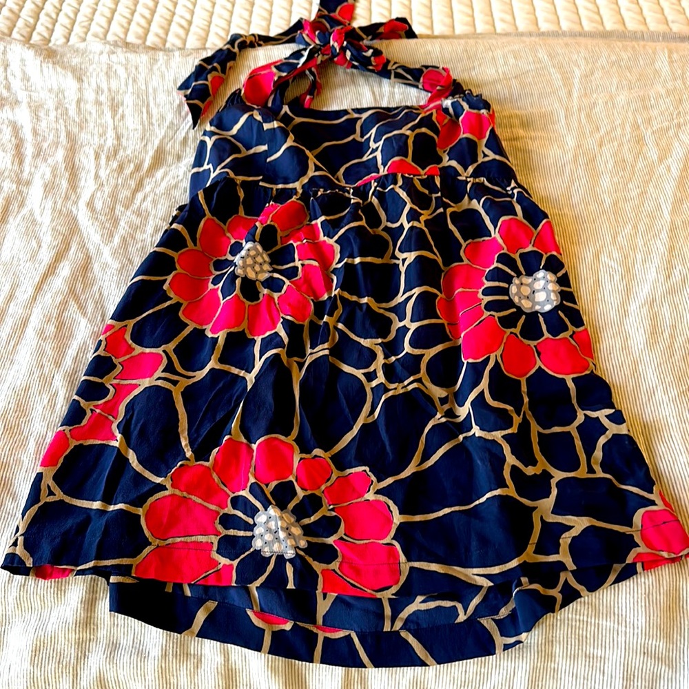 Anthropologie silk halter top